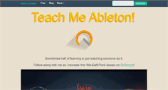 Desktop Screenshot of abletonbuddy.com