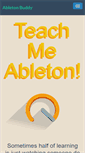 Mobile Screenshot of abletonbuddy.com